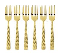 Sambonet Cortina Cortina Edelstahl/PVD Gold Kuchengabeln Set 6 (gold)