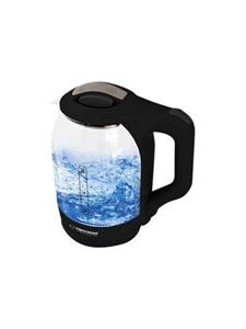 Esperanza Yukon Glazen Waterkoker Blauw LED 1,7 Liter 1500W