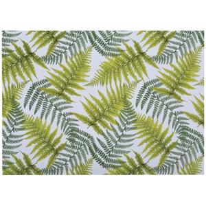 Papieren placemats Varenblad/jungle thema 20x stuks -