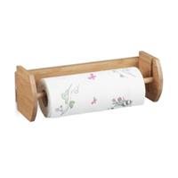 Relaxdays Wand Küchenrollenhalter natur