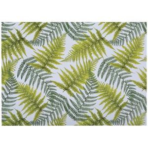 Papieren placemats Varenblad/jungle thema 30x stuks -