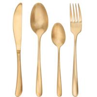 Butlers KINGS Besteck 4er-Set Bestecksets gold