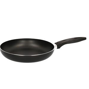 Zwarte Aluminium Koekenpan Met Dubbel Anti Aanbak Laag 24 Cm - Bakken/koken - Koekenpannen Keukengerei