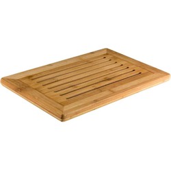 Decopatent FSC Bamboe Houten Broodsnijplank + Kruimelvanger | Broodplank hout met Brood Kruimel opvangbak | Brood snijplank met rooster | Snijplank voor brood &VerticalLine