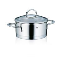 Kela Keuken Kasserolle Cailin 16 Cm 1,5 Liter Edelstahl Silber
