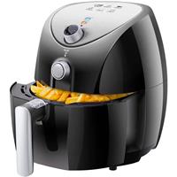 BES LED Airfryer - Aigi Sunika - Hetelucht Friteuse - Timer - 3.2 Liter - Zwart