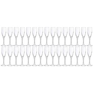 30x Champagneglazen/flutes 190 Ml - 19 Cl - Champagne Glazen - Champagne Drinken - Champagneglazen Van Glas
