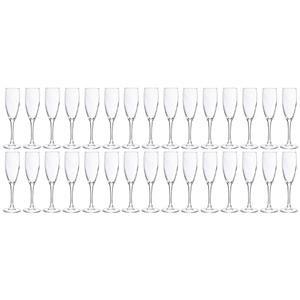 30x Champagneglazen/flutes 190 Ml - 19 Cl - Champagne Glazen - Champagne Drinken - Champagneglazen Van Glas