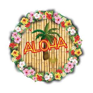 Hawaii Versiering Onderzetters/bierviltjes - 50 Stuks - Hawaii Thema Feestartikelen