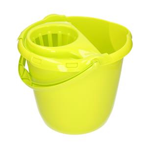 Groene Dweilemmer/mopemmer 15 Liter 38 X 34 Cm - Vloer Reinigen - Kunststof/plastic Dweil Emmer