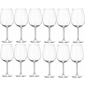 12x Luxe Wijnglazen 330 Ml Plaza - 33 Cl - Wijn Drinken - Wijnglazen Van Glas