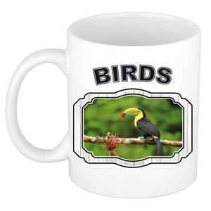 Dieren Liefhebber Toekan Mok 300 Ml - Kerramiek - Cadeau Beker / Mok Toekans Liefhebber