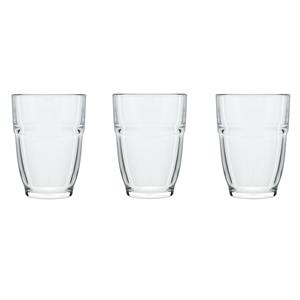 12x Stapelbare Waterglazen/drinkglazen Transparant 265 Ml - Glazen - Drinkglas/waterglas/sapglas