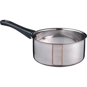 Rvs Steelpan/sauspan 16 X 7,5 Cm - Sauspan/juspan - Steelpannetje - Koken - Keukengerei