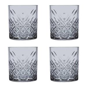 Pasabahce Tumbler Timeless 35.5 Cl Grijs 4 Stuk(s)