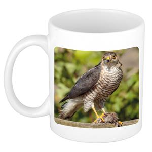 Dieren Havik Roofvogel Foto Mok 300 Ml - Cadeau Beker / Mok Roofvolgel Liefhebber