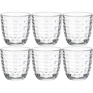 6x Stuks Tumbler Waterglazen/sapglazen Transparant 300 Ml - Glazen / Drinkglazen