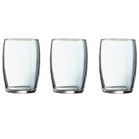 6x Stuks Waterglazen/drinkglazen Transparant 160 Ml - Glazen - Drinkglas/waterglas/sapglas