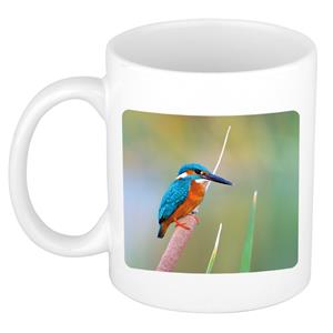 Dieren Ijsvogel Foto Mok 300 Ml - Cadeau Beker / Mok Vogels Liefhebber