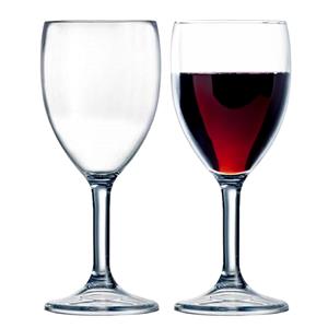 2x Arcoroc Outdoor Perfect Wijnglas San Hard Kunststof 300 Ml - Onbreekbare Camping/picknick Glazen