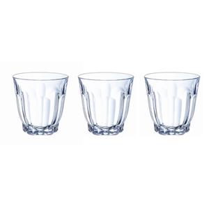 6x Stuk Waterglazen/drinkglazen Transparant 350 Ml - Glazen - Drinkglas/waterglas/sapglas