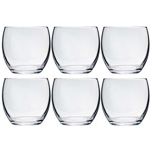 6x Tumbler Waterglazen 340 Ml - Luxe Drinkglazen - Glas - Glazen Voor Frisdrank/water