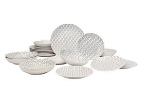 Buccan Borden Set - Hexapad Zwart Wit - 18 Pcs