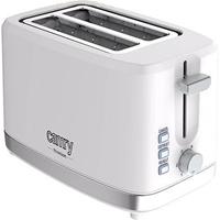 Camry Toaster CR 3219, Brötchenaufsatz, Auftaufunktion, Aufwärmfunktion, 6 Stufen, 900 W, weiß