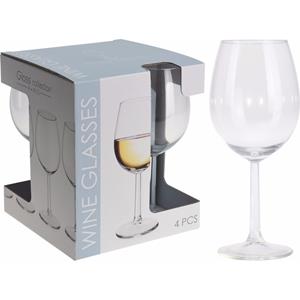 12x Wijnglazen Transparant Set 430 Ml - 12-delig - Wijnglas/drinkglazen