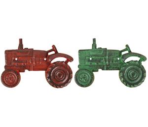 Esschert Design flessenopener Tractor 20 cm gietijzer rood