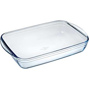 Cosy & Trendy Rechthoekige glazen ovenschaal 3,6 liter x 24 x 6 cm -