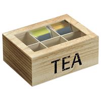 Kesper Vorratsdose Teebox mit Aufschrift TEA
