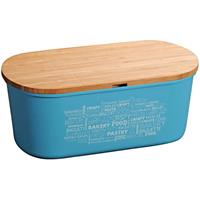 KESPER for kitchen & home Brotkasten »Brotbox mit Holzdeckel - als Schneidebrett verwendbar«, Brotbrett beidseitig verwendbar, Brotkiste mit Schneidebrett-Deckel
