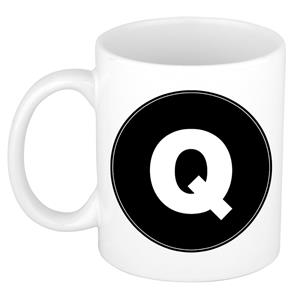 Mok / Beker Met De Letter Q Voor Het Maken Van Een Naam / Woord - Koffiebeker / Koffiemok - Namen Beker