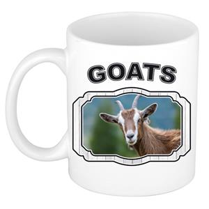 Dieren Liefhebber Geit Mok 300 Ml - Kerramiek - Cadeau Beker / Mok Geiten Liefhebber