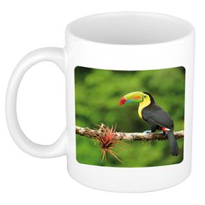 Dieren Toekan Foto Mok 300 Ml - Cadeau Beker / Mok Toekans / Vogel Liefhebber