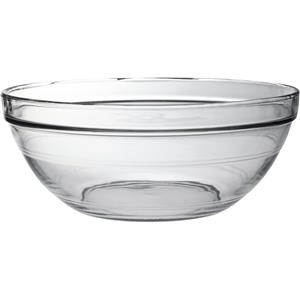 Duralex 4x Serveerschalen/saladeschalen rond van glas 12.3 x 31 cm -