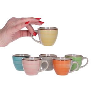Espresso Kopje Aardewerk 6 Stuks