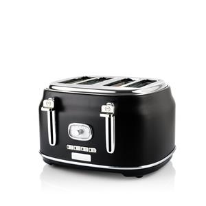 Westinghouse Retro Broodrooster - 4 Slice Toaster - Zwart