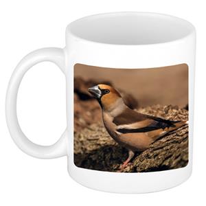 Dieren Appelvink Vogel Foto Mok 300 Ml - Cadeau Beker / Mok Vogels Liefhebber