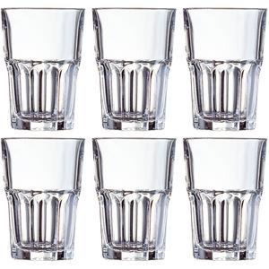 6x Stuks Waterglazen/sapglazen 420 Ml - Granity - Bar/cafe Benodigdheden - Drinkglazen - Water/fris/sapglas