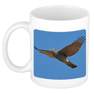 Dieren Vliegende Havik Roofvogel Foto Mok 300 Ml - Cadeau Beker / Mok Vogels Liefhebber