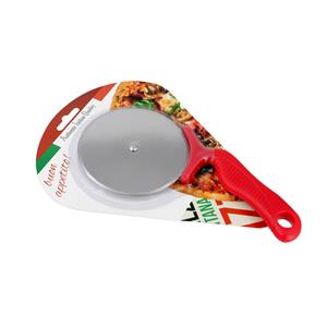 Pizzaroller/pizza Snijder Rood 21 Cm - Pizzasnijders - Pizza Stukken Snijden