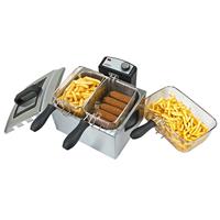 Bourgini Classic Triple Deep Fryer Friteuse 5.0l 18.2050