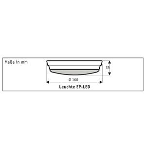 CASAFAN LED aanbouw lamp voor Eco Plano II, wit