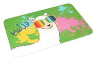 GEDA Frühstücksbrettchen Lama Kids Frühstücksbrettchen bunt