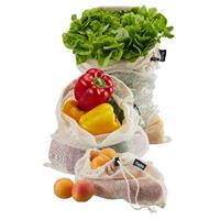 GEFU Fruit- en groentezakjes 3 st. maat S/M/L AWARE