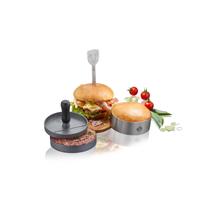 GEFU Sonstige Küchenhelfer Burger-Set BBQ, 3-teilig