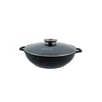 EDENBERG Edënbërg Stonetec Line - Luxe Wokpan - Ø 32 Cm - 5.5l - 3-laags Anti-aanbaklaag