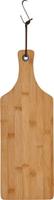 Zeller Bamboe houten snijplank/serveerplank met handvat x 16 cm -